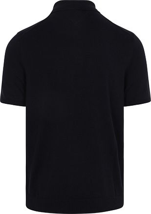 Tommy Hilfiger Knitted Polo Shirt Navy