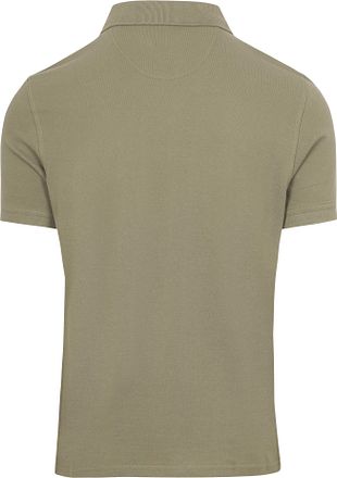 Barbour Pique poloshirt i Støvet Grøn