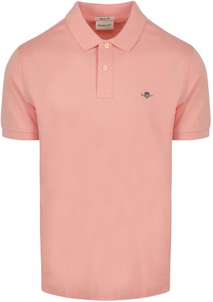Gant Shield Piqué Poloshirt Rosa