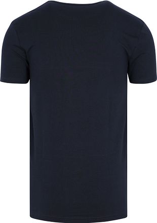 Garage 2-pakning Basic T-skjorte Bio Mørkeblå