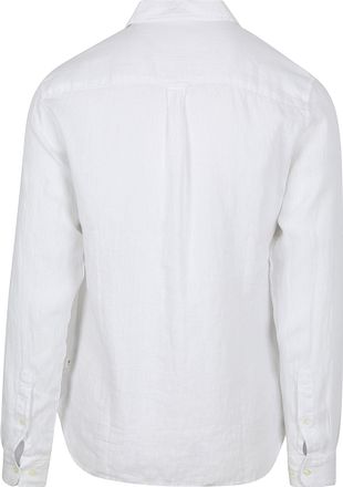 KnowledgeCotton Apparel Skjorta Vit Linne