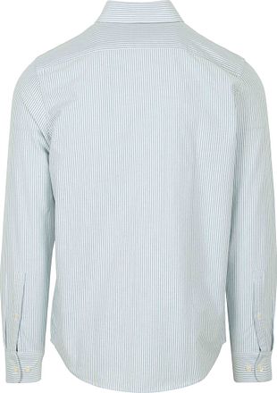 Steppin' Out Chemise Oxford Rayée Vert Clair
