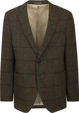 Steppin’ Out Jakke Harris Tweed Mørkegrønn