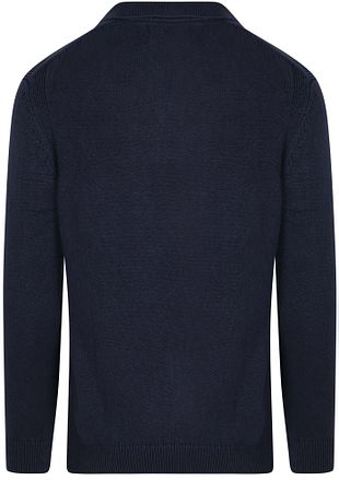 Suitable Raw Tröja Riva Stickad Marinblå