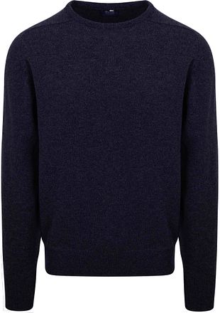 William Lockie Pullover Lambswool O Midnight Navy