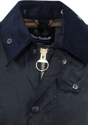 Barbour Bedale Wax Coat Dark Blue