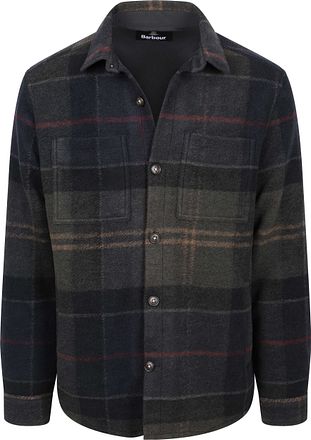 Barbour Hemdjacke Woodlane Brushed Tartan Grün