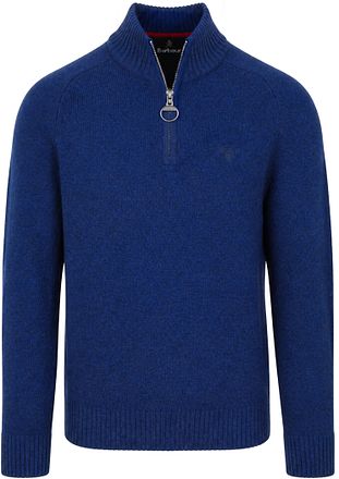 Barbour Newtown Half Zip Genser Ink Blue