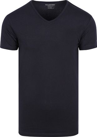 Slater 2-pack Stretch V-neck T-shirt Navy