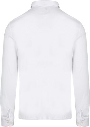 Desoto Langærmet Poloshirt Essential Hvid