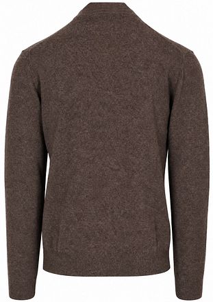 Gant Half Zip Genser Brown