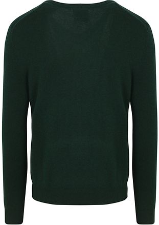 GANT V-ringad Pullover Ullblandning Mörkgrön