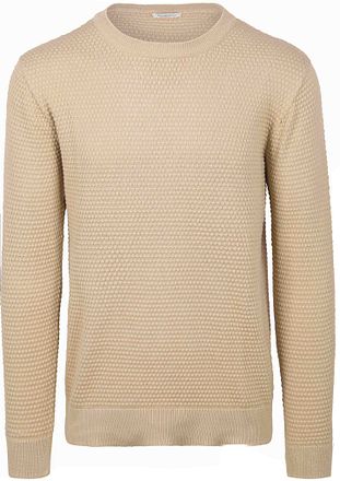 KnowledgeCotton Apparel Genser Bubble Strikk Beige