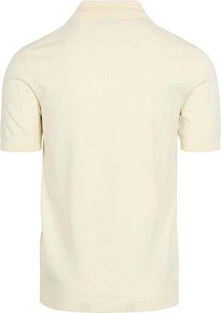 No Excess Poloskjorte med Halv Glidelås Off-white