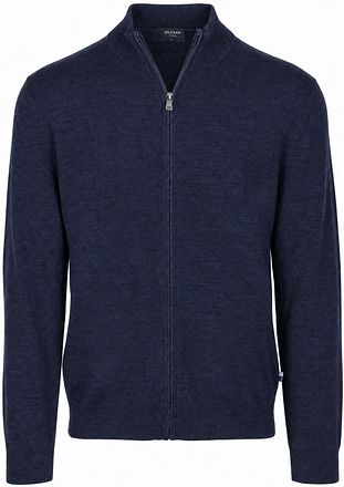 Olymp Cardigan i Uld, Navy