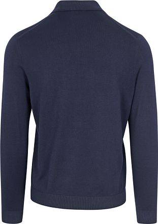 Suitable Compact Cotton Polo Shirt Navy