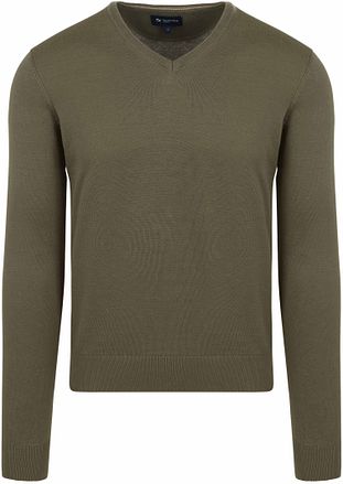 Suitable Respect Vinir Pullover Olive Green