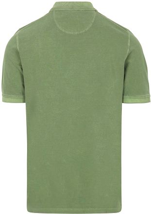 CASAMODA Polo Piqué Garment Dye Vert