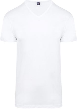 Alan Red Vermont T-shirt V-ringad Vit (2-pack)