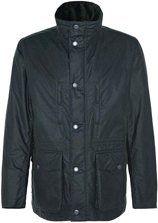 Barbour Falstone Vaxjacka Mörkgrön