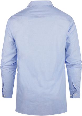 Steppin' Out Skjorta Regular-Fit Extra Lång Ärm Rutig Blå