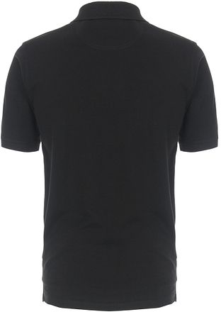 CASAMODA Poloshirt Stretch Schwarz
