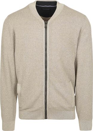 CASAMODA Väst Zip Structure Beige