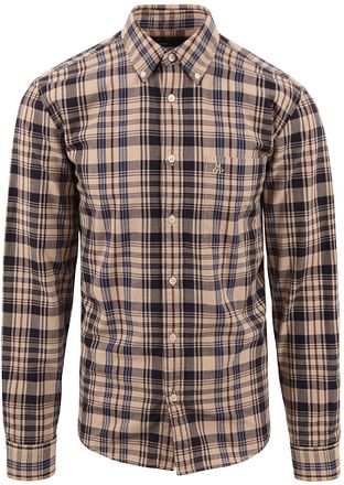 Marc O'Polo skjorte, ternet beige