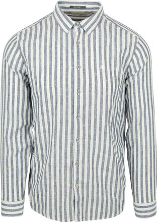 No Excess Shirt Stripes Blue