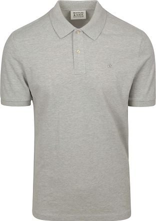 Scotch and Soda Core Piqué Polo Grå