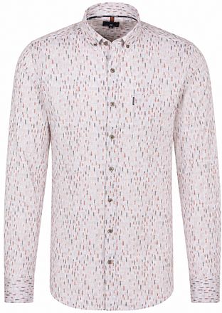 State of Art Overhemd Poplin Print Multicolor