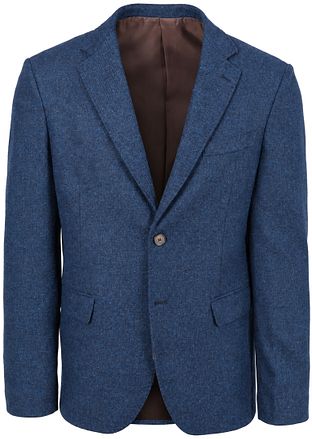 Steppin' Out Tweed Blazer Blue
