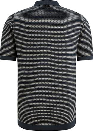 Vanguard Polo Tricoté Rayé Marine