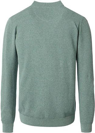 CASAMODA Cardigan Zippé Structuré Vert Clair