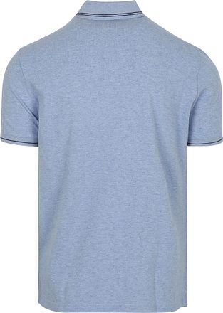 R2 Amsterdam Polo Myk Solid Lyseblå