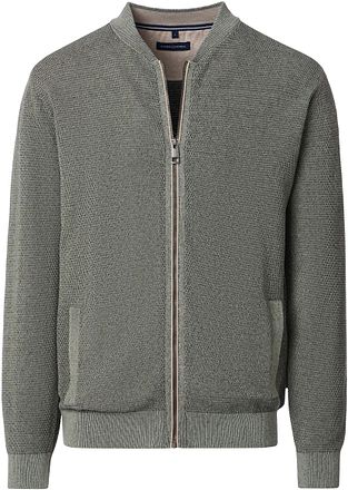 CASAMODA Pullover Zip Structure Green