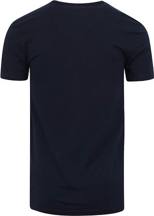 Garage Stretch Basic Dark Blue V-Neck