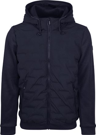 No Excess Veste Knitted Sleeve Marine
