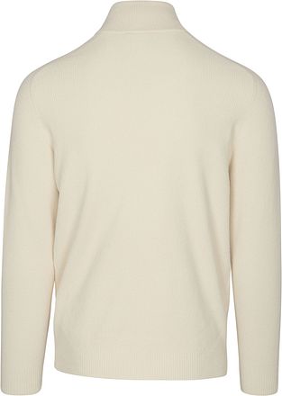 Blue Industry Half Zip Pullover Off White