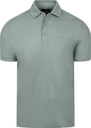 Polo State of Art Piqué Feuilles Jade