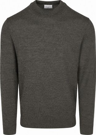 Profuomo Turtleneck Pullover Merinowolle Grün