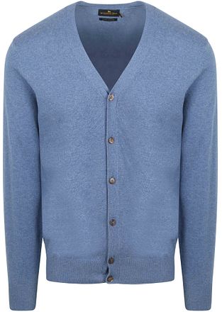 Steppin' Out Vest Cotton Cashmere Blauw