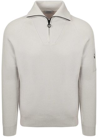 Suitable Half Zip Genser Tias Cooldry Strikket Greige