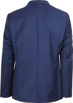 Suitable Kostuum Wol Royal Blauw