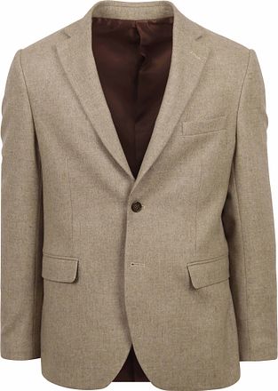 Suitable Tweed Jakke Beige