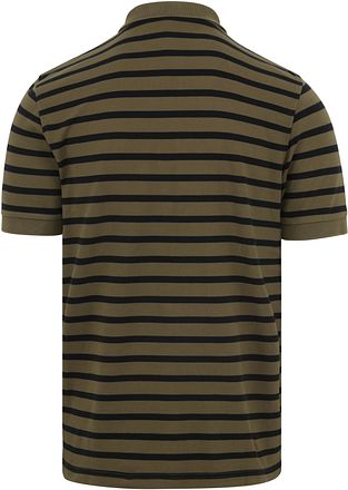 Sun68 Polo Shirt Stripes Green