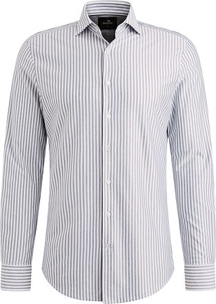 Vanguard Elevated Knit Stripete Skjorte Lyseblå