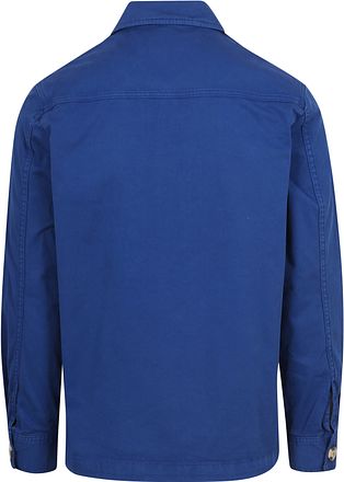King Essentials The Benjamin Overshirt Royal Blau