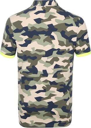 Blue Industry Polo Army Multicolour