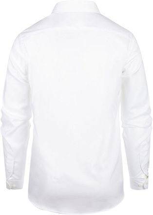 Steppin' Out Skjorte Regular Fit Twill Hvit